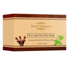 Khadi Nutriment Clove And Tea Tree Soap, 125gm