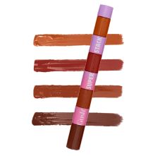 Gush Beauty X Palak Tiwari 4 In 1 Super Stack Liquid Lipstick - Brown & Lovely, 8.4ml