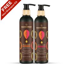 Manestream Fenusmooth Frizzy Hair Treatment Ayurvedic Shampoo and Hair Conditioner Combo For Smooth, Detangled Hair, 500ml