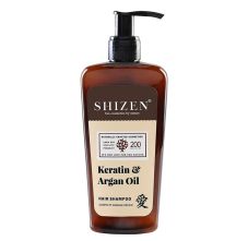 SHIZEN Bio-cosmetics By Nature Keratin & Argan Hair Shampoo, 200ml