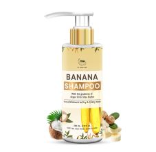 TNW - The Natural Wash Banana Shampoo For Nourishment to Dry & Frizzy hair, 200ml