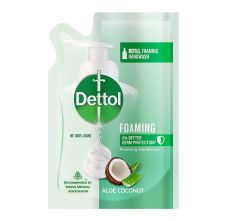 Dettol Aloe Coconut Foaming Handwash Refill Pouch, 200ml