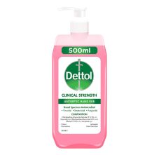 Dettol Clinical Strength Liquid Hand Rub Sanitizer, 500ml