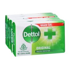 Dettol Orignal Soap - Pack of 4, 45gm each
