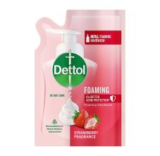 Dettol Strawberry Foaming Handwash Refill Pouch, 200ml