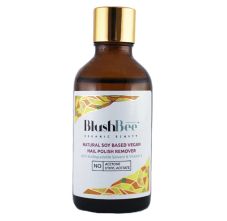 BlushBee Organic Beauty Natural Soy Based Vegan Nail Polish Remover, 50ml