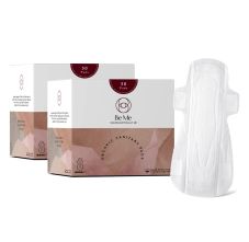 Be Me Pack Of 60 Sanitary Pads For Women With Disposable Pouch