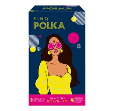 PINQ Polka Period Trial Pack - Premium Organic Cotton Soft Feel Sanitary Pads 2 Xxl + 2 Xl + 2 Regular With Individual Disposable Pouches, Pack Of 6