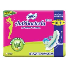 Sofy Antibacteria Ultra Slim Super Xl+, 30Pads