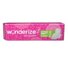 Wonderize Soft Comfort XL Size Sanitary Napkins, 7 Pads