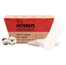The Woman's Company Panty Liners, Organic Cotton, Super Soft & Biodegradable Ultra-thin, 30 Pieces