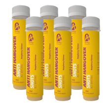 BonAyu All Natural Anti Hangover Shots Spearmint Lemon Flavour - Pack of 6, 40ml Each