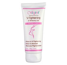 Vigini 100% Natural Actives Intimate Vaginal V Tightening & Whitening Gel For Women, 100gm