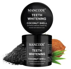 Mancode Teeth Whitening With Cocount Shell, 25gm