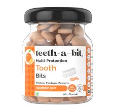 teeth-a-bit Multi-Protection Tangerine Mint Tooth Bits, 60 Count