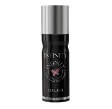 NUROMA Infinity Pour Femme Women Black Deodorant Body Spray, 200ml