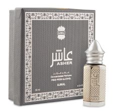 Ajmal Asher Concentrated Oriental Perfume Free From Alcohol, 12ml