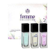 CFS Femme Collection Apparel Perfume Spray - Pack Of 3, 25ml Each