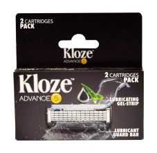 Kloze Advance 5, Shaving Razor for men with 5 Blades + Trimmer Blade 2 Cartridges