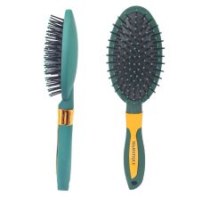 Majestique Wood Hair Brush For Adults & Baby Kids - Assorted, 1pc