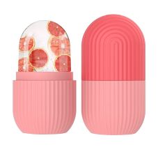 Getmecraft Ice Facial Roller For Face And Eye, Silicone Ice Mold For Facial Skin Care Tool For Women - Pink, 1pc