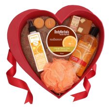 BodyHerbals Orange Signature Skin Care Gift Set For Women And Men, Set Of 6 Pcs