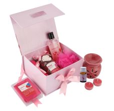 BodyHerbals Rose Bath & Body Care Gift Set For Women And Men, Set Of 7 Pcs