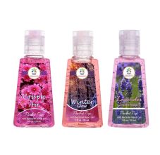 Bloomsberry Crispy Air, Winter Glow, Lavender Sunshine Hand Sanitizer- Pack Of 3, 90ml
