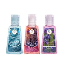 Bloomsberry Bubble  Kiss, Winter Glow, Lavender Sunshine Hand Sanitizer- Pack Of 3, 90ml