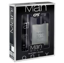 CFS Man Only Black Men Long Lasting Eau De Parfum And Deodorant, Combo