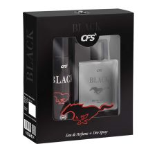 CFS Black Unisex Long Lasting Eau De Parfum And Deodorant, Combo