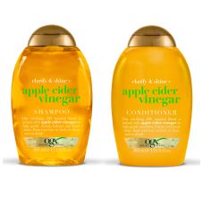 OGX Clarify & Shine Apple Cider Vinegar Shampoo + Conditioner, Combo