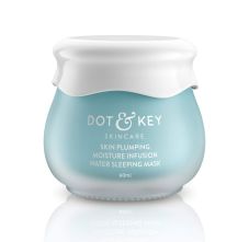 Dot & Key Skin Plumping Moisture Infusion Water Sleeping Mask, Hydrating Face Mask, 60 ml
