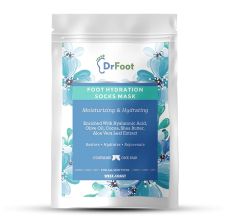 Dr Foot Foot Hydration Socks Mask with Hyaluronic Acid, Olive Oil, Cocoa, Shea Butter and Aloe Vera