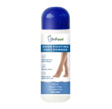 Dr Foot Odor Fighting Foot Powder Eliminates Foot Odor Instantly, Keeps Feet Shoes Fresh & Dry, 100gm