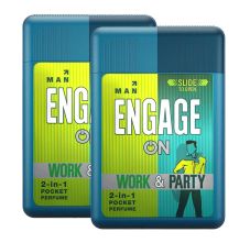 Engage ON Man Dual Work & Party Assorted - Pack of 2, 28ml Each