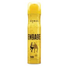 Engage Tease Deodorant For Women, Citrus and Floral, Skin Friendly, 150ml