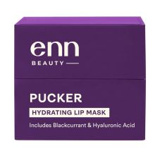 ENN Pucker Hydrating Lip Mask With Hyaluronic Acid - Blackcurrant, 6gm