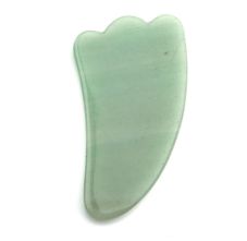 Getmecraft Green Jade Wing Shape Gua Sha Facial Massage tool, 1pc