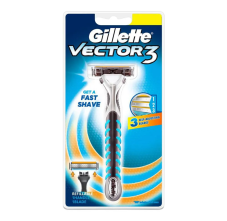 Gillette Vector 3 Manual Shaving Razor, 20gm