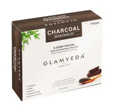 Glamveda Charcoal Detox & Anti Pollution Facial Kit, 110gm