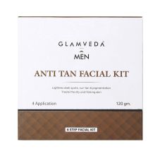Glamveda Men Anti Tan Facial Kit, 120gm