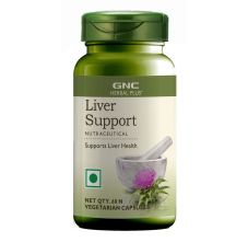 GNC Herbal Plus Liver Support, 60 Vegetarian Capsules