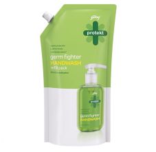 Godrej Protekt Germ Fighter Lime & Eucalyptus Handwash Refill Pack, 725ml