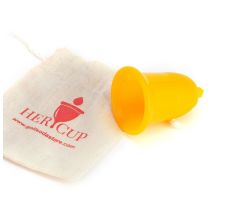 Goli Soda Her Cup Reusable Menstrual Cup for Women - Yellow