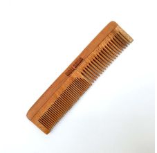 Goli Soda Neem Wood Comb - Double Tooth, 1pc