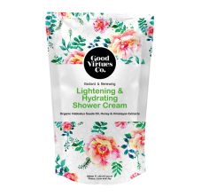 Good Virtues Co Lightening & Hydrating Shower Cream Refill Pack, 600ml