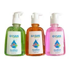 Gosan Handwash - Green, Orange & Pink, 230ml Each