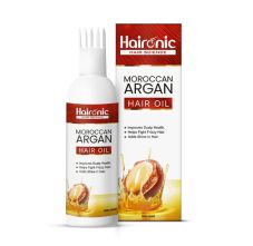 Haironic Hair Science Moroccan Argan Hair Oil - Growth for Dry and Damaged Hair, 100ml
