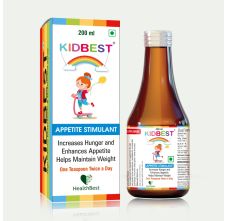 HealthBest Kidbest Appetite Stimulant Syrup for Kids, 200ml